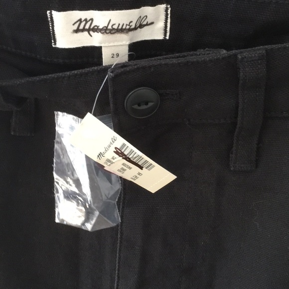 Madewell black Emmett wide leg pant 28P - Picture 7 of 8